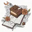 notes, chocolate, current tattoo design idea