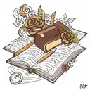 notes, chocolate, current tattoo design idea