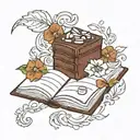 notes, chocolate, current tattoo design idea