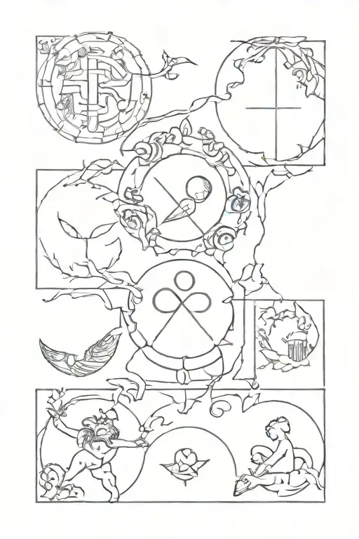 the seven deadly sins tattoo design idea