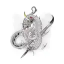 espada tattoo design idea