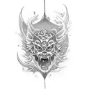 espada tattoo design idea