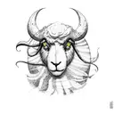 black sheep surf tattoo design idea