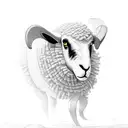 black sheep surf tattoo design idea