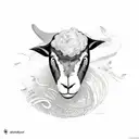 black sheep surf tattoo design idea