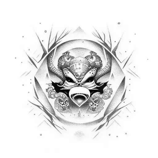 toji fushiguro tattoo design idea