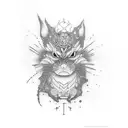 toji fushiguro tattoo design idea