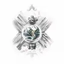 Interstellar, buraco negro, nave tattoo design idea