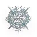 exo exist logo polaris tattoo design idea
