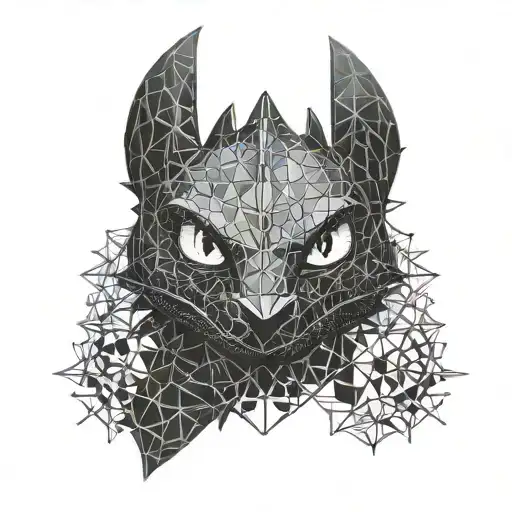 toothless from how to train your dragon tattoo design idea