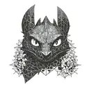 toothless from how to train your dragon tattoo design idea