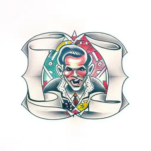 life's a gamble tattoo design idea