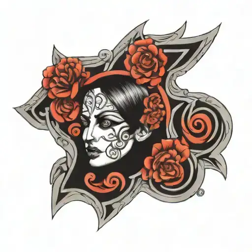 i need a labyrinth with a way in and only one way out it should be filled with blocked paths tattoo design idea