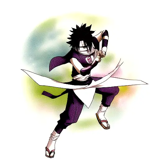 Sasuke  tattoo design idea