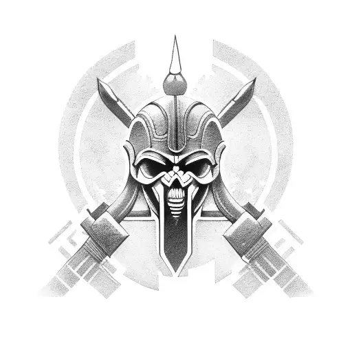 Ares God tattoo design idea