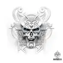 Ares God tattoo design idea