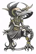 thoth God tattoo design idea