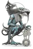 thoth God tattoo design idea