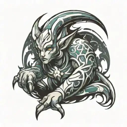 dota 2 wisp tattoo design idea