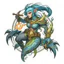 dota 2 wisp tattoo design idea