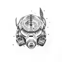 doom slayer half sleeve  tattoo design idea