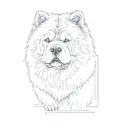 chow chow tattoo design idea