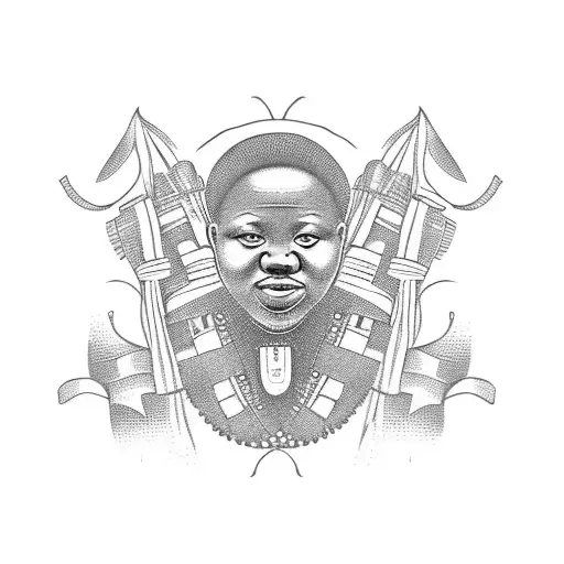 Sierra Leone going home tattoo design idea