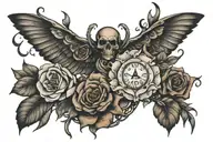 Into your hands I commit my Spirit tattoo design idea