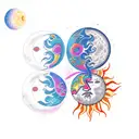 Sun and Moon tattoo design idea