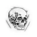 memento mori tattoo design idea