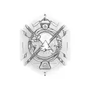 Love Always with a lifeline tattoo design idea