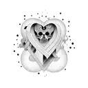Love Always with a lifeline tattoo design idea