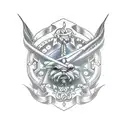 badass sagittarius archer tattoo design idea