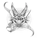 badass sagittarius archer tattoo design idea