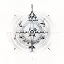 sagittarius archer tattoo design idea