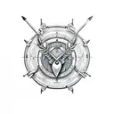 sagittarius archer tattoo design idea