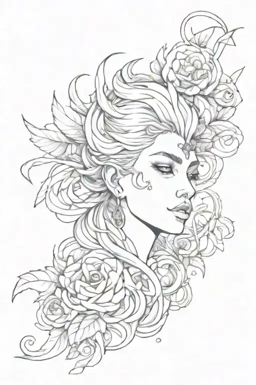 elaine tattoo design idea