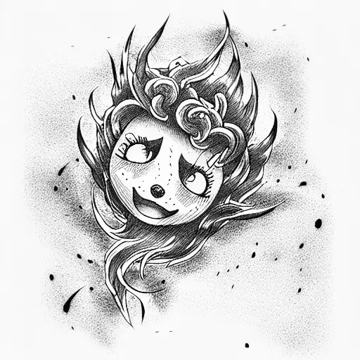 casper screwing wendy tattoo design idea