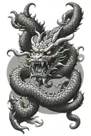 dragon ball shenron back tattoo design tattoo design idea
