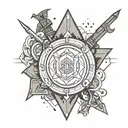 destiny 2 hunter tattoo design idea