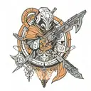destiny 2 hunter tattoo design idea