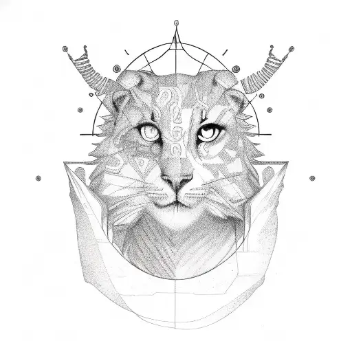 Juice WRLD and Leo astrology sign tattoo design idea