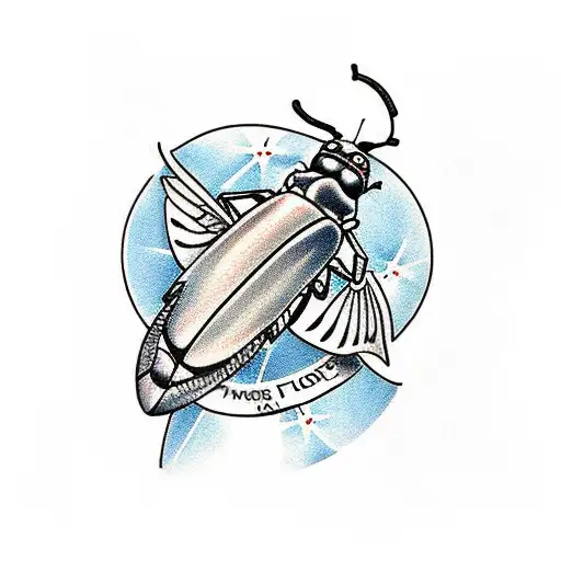 june bug tattoo design idea