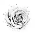 Messi roses tattoo design idea