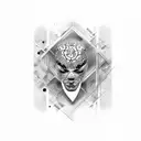 Cr7 dying tattoo design idea