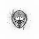 Cr7 dying tattoo design idea