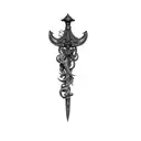 sword of damocles tattoo design idea