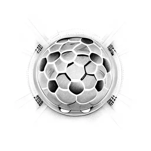 football tattoo design idea