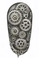 gears tattoo design idea