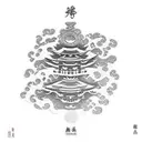 "宝" - include this in the design and weave it with something that represents hidden treasure.  tattoo design idea